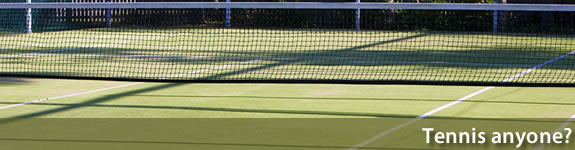 Tennis Courts near holiday lodges